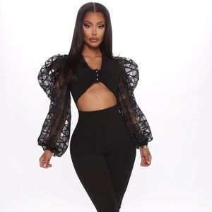 Black jumpsuit from FN.. Never Worn